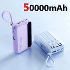 Batterie externe 4 câbles intégrés