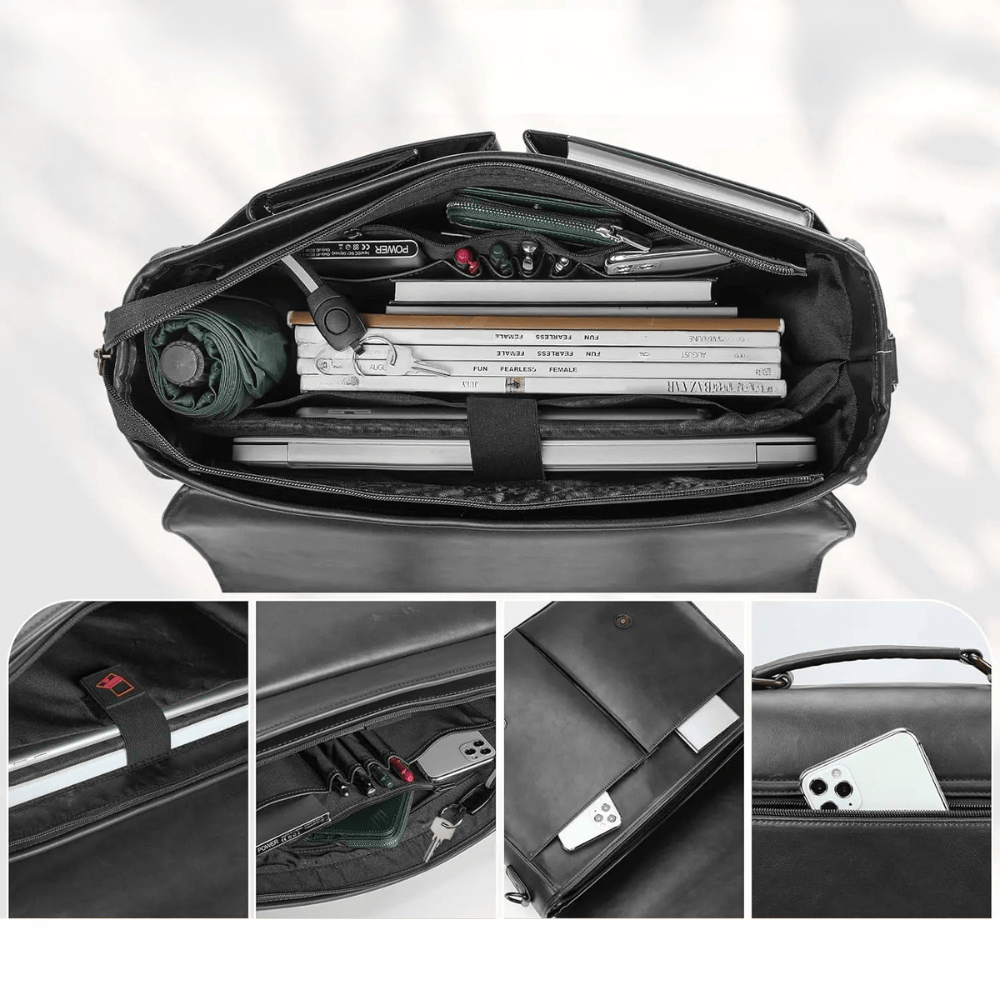 Mallette cuir ordinateur homme