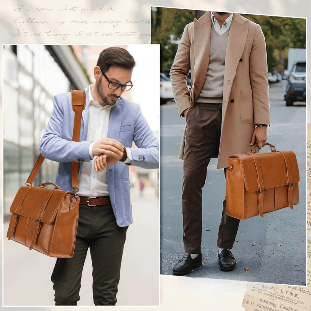 Mallette cuir ordinateur homme