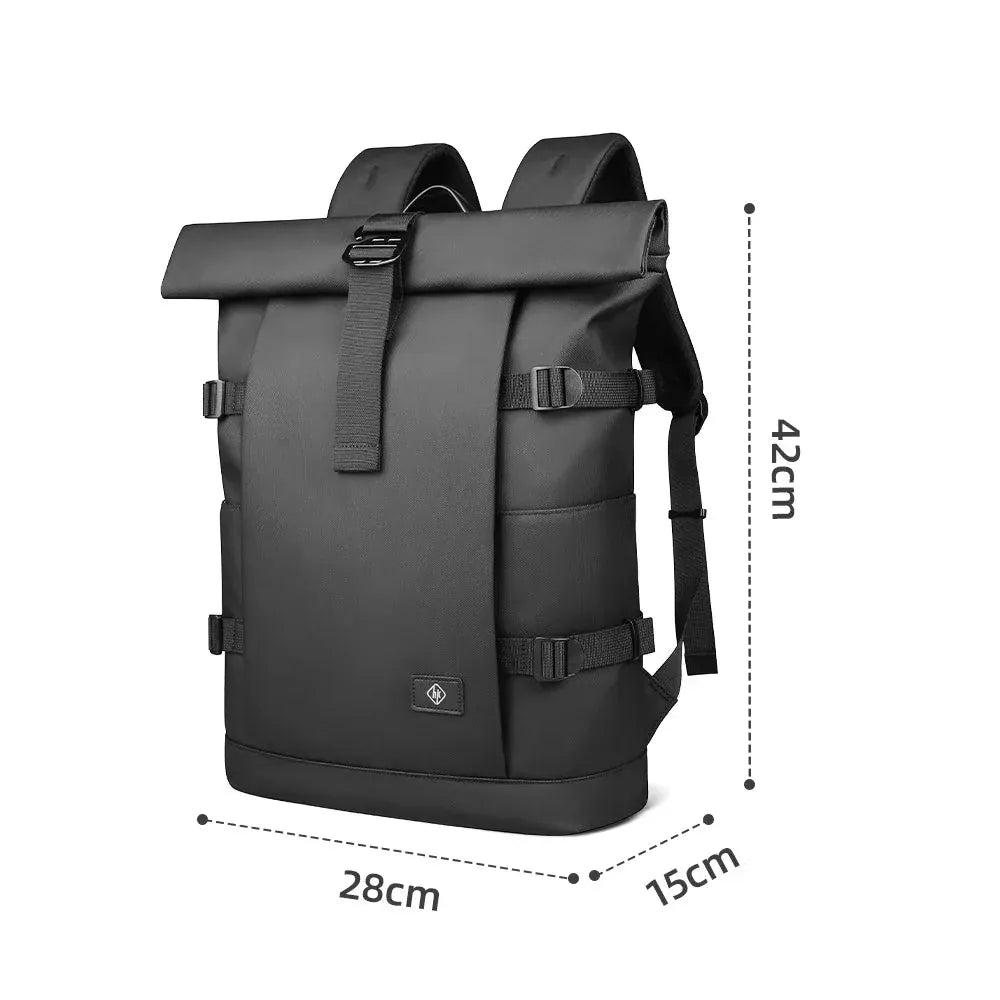 Sac à dos ordinateur 17 pouces roll top