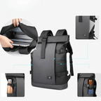 Sac à dos ordinateur 17 pouces roll top