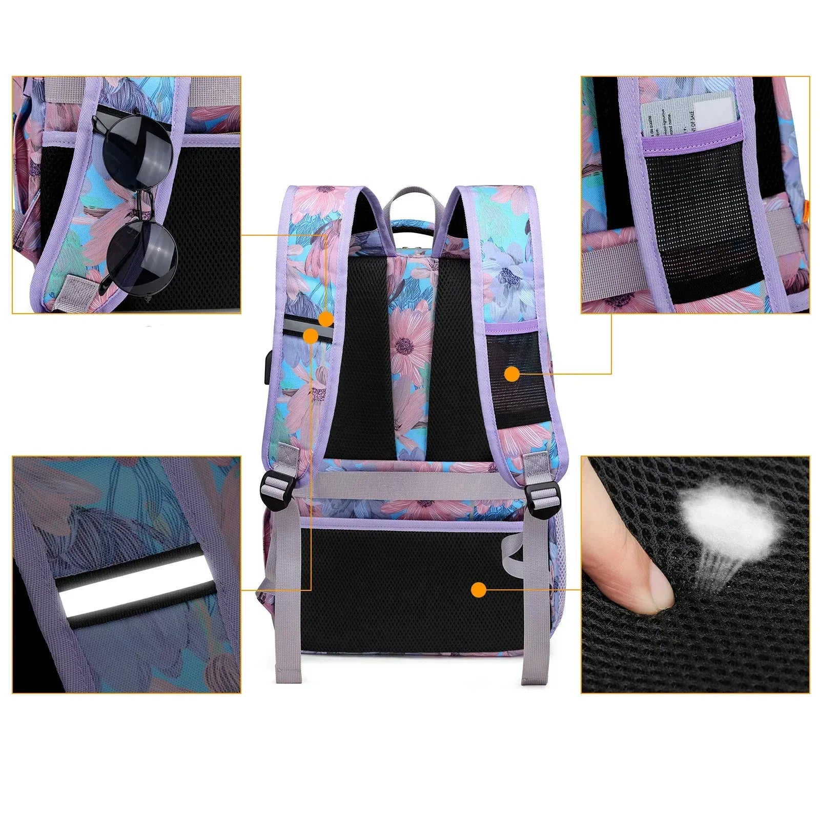 Sac à dos ordinateur avec compartiment isotherme