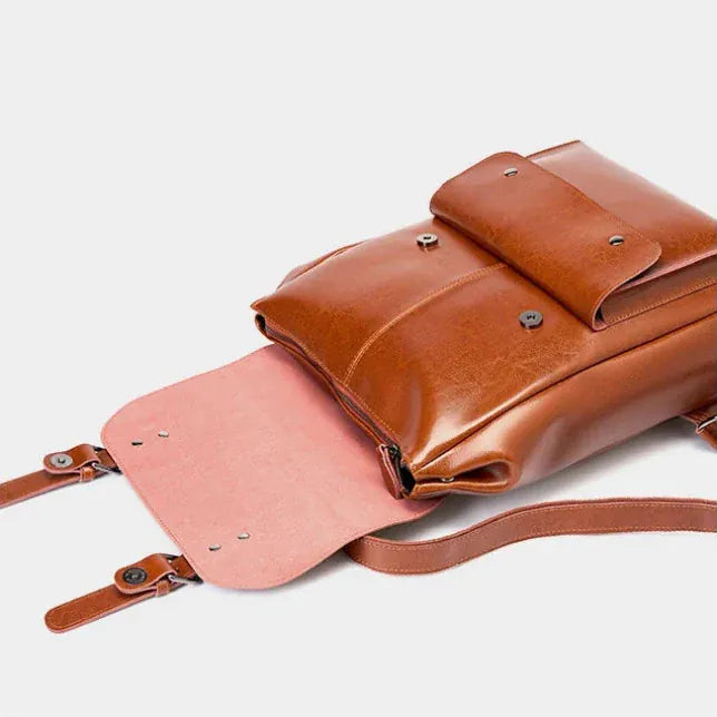 Sac à dos ordinateur cuir femme