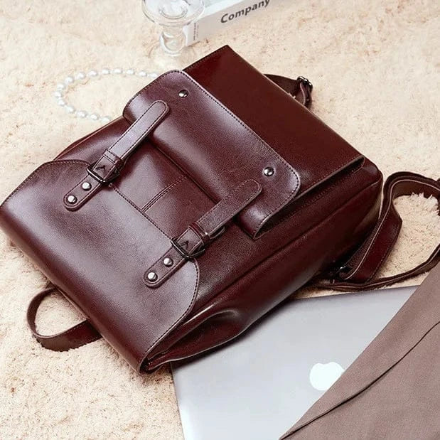 Sac à dos ordinateur cuir femme