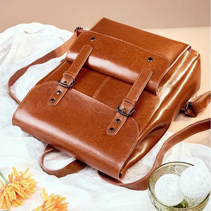 Sac à dos ordinateur cuir femme