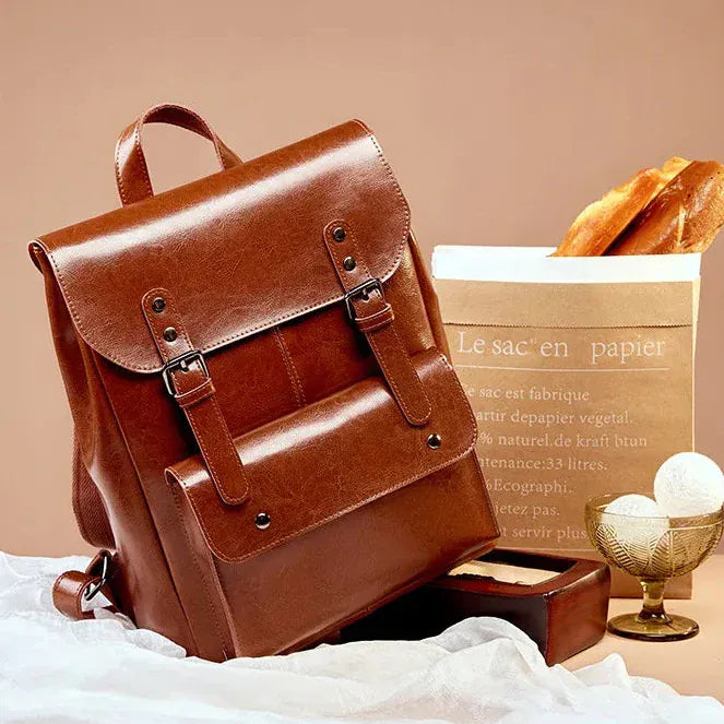 Sac à dos ordinateur cuir femme