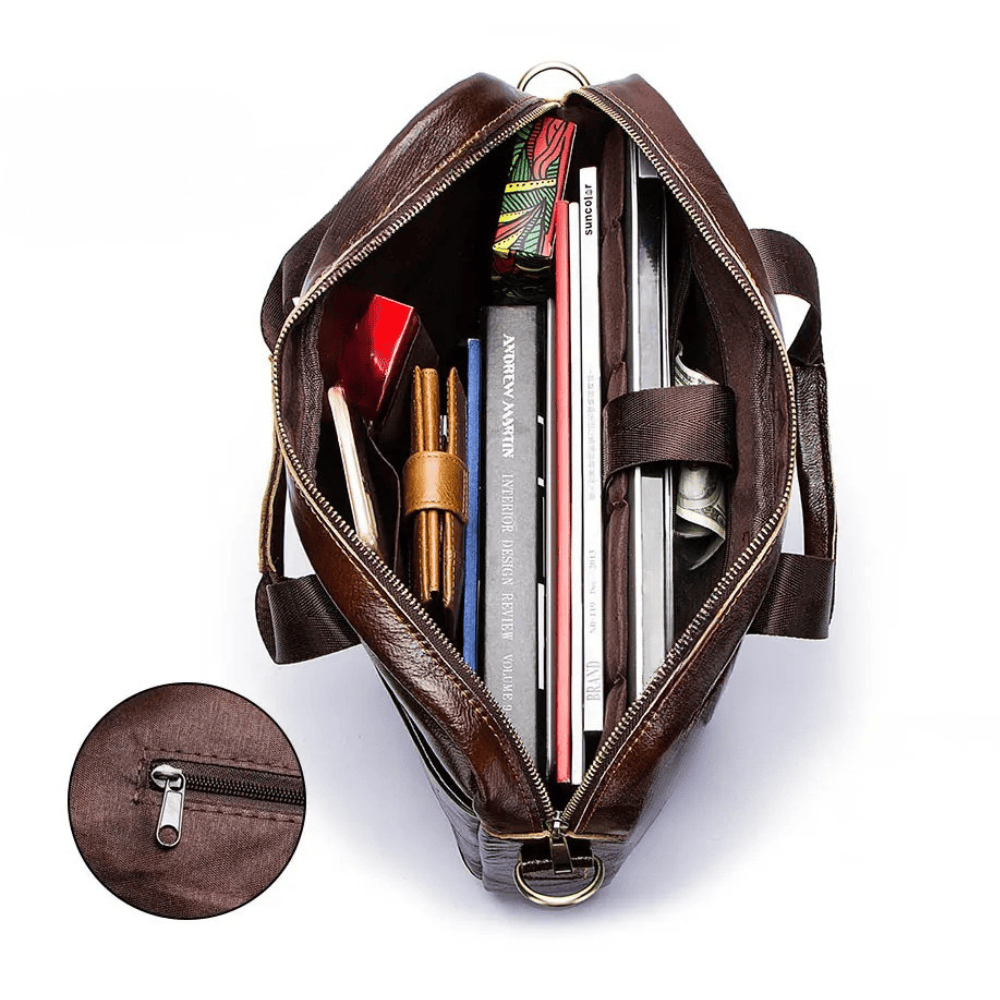 Sac bandoulière cuir homme ordinateur