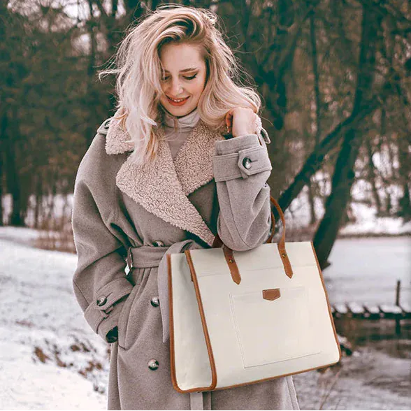 Sac cabas ordinateur 15 pouces femme