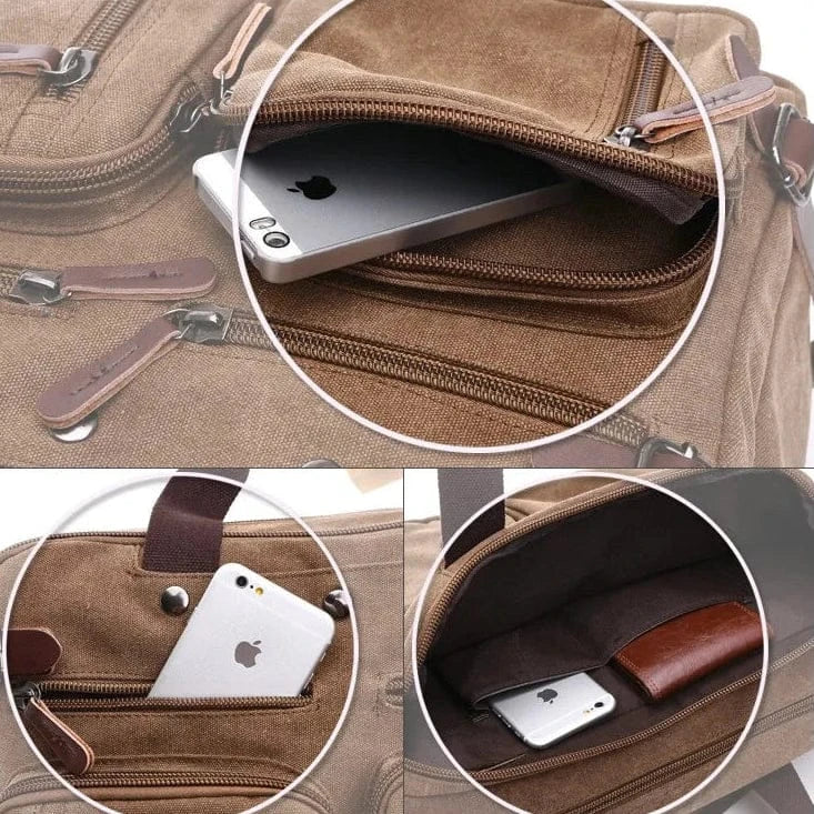 Sac ordinateur convertible sac à dos