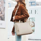 Sac ordinateur femme beige 15 pouces