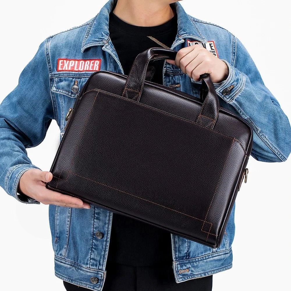 Sac ordinateur homme cuir